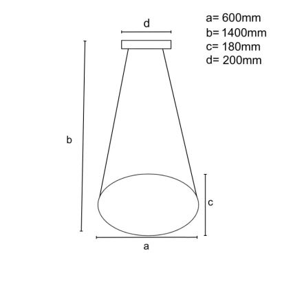 Lámpara de araña LED regulable LED/70W/230V 3000-6500K diá. 60 cm cromo brillante + control remoto
