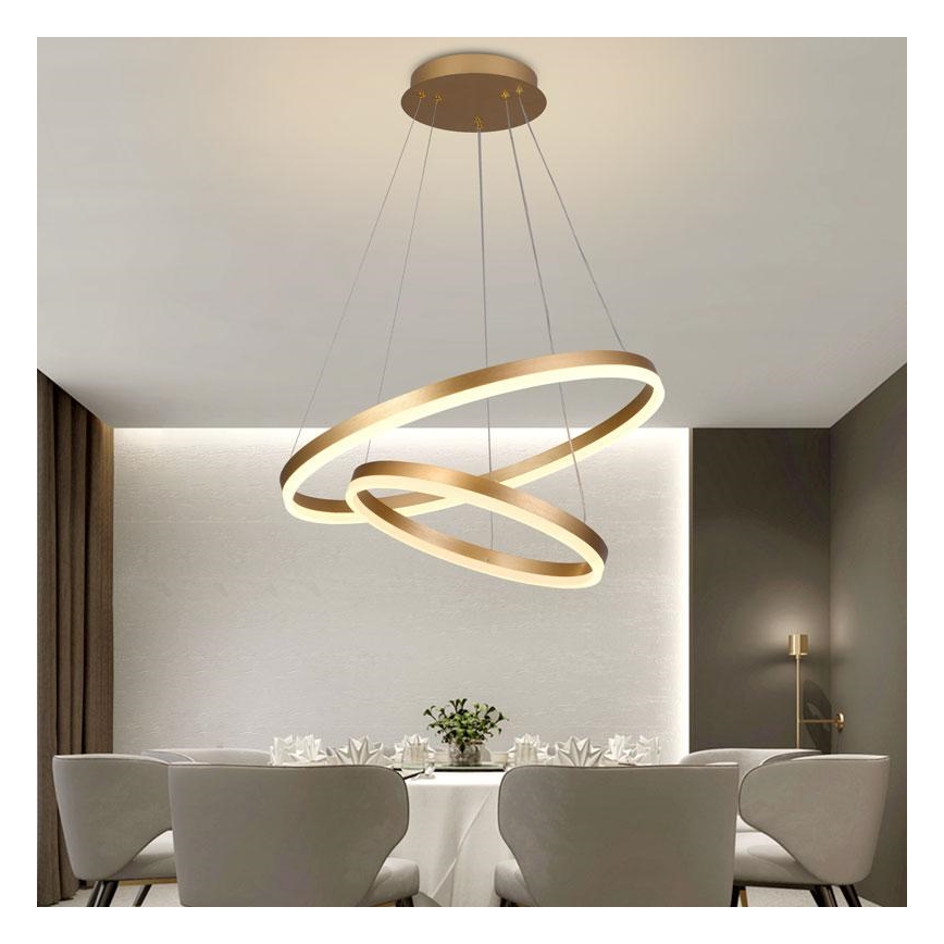 Lámpara de araña LED regulable LED/70W/230V 3000-6500K + mando a distancia