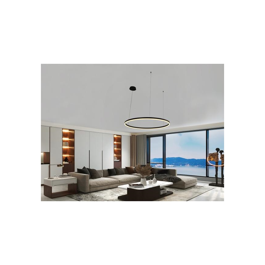 Lámpara de araña LED regulable LED/72W/230V 3000-6500K + control remoto