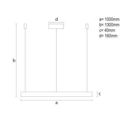 Lámpara de araña LED regulable LED/72W/230V 3000-6500K + control remoto