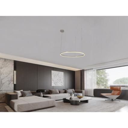 Lámpara de araña LED regulable LED/72W/230V 3000-6500K + control remoto