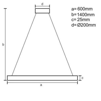 Lámpara de araña LED regulable LED/75W/230V 3000-6500K + control remoto