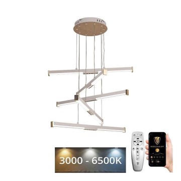 Lámpara de araña LED regulable LED/75W/230V 3000-6500K + control remoto