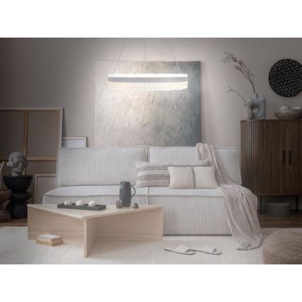 Lámpara de araña de cristal LED regulable en una cadena LED/80W/230V 3000-6500K blanco + control remoto