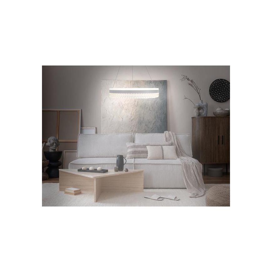 Lámpara de araña de cristal LED regulable en una cadena LED/80W/230V 3000-6500K blanco + control remoto