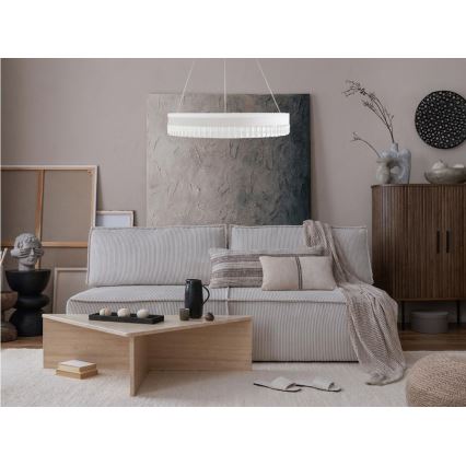 Lámpara de araña de cristal LED regulable en una cadena LED/80W/230V 3000-6500K blanco + control remoto
