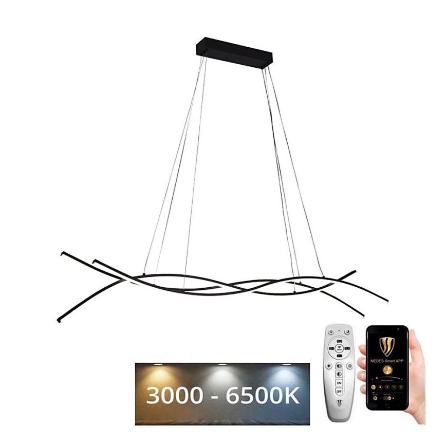 Lámpara de araña LED regulable LED/80W/230V 3000-6500K + control remoto