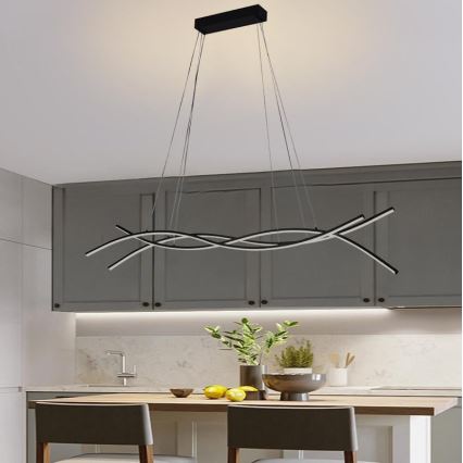 Lámpara de araña LED regulable LED/80W/230V 3000-6500K + control remoto
