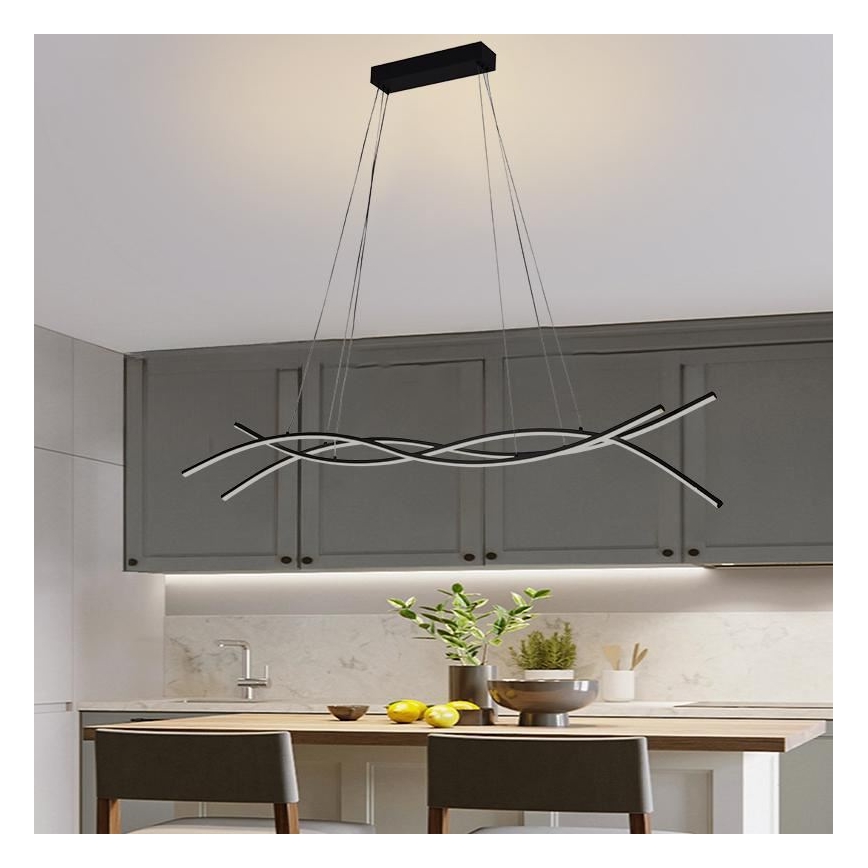 Lámpara de araña LED regulable LED/80W/230V 3000-6500K + control remoto