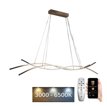 Lámpara de araña LED regulable LED/80W/230V 3000-6500K + control remoto