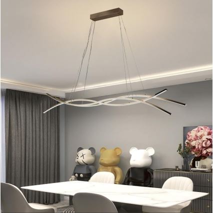 Lámpara de araña LED regulable LED/80W/230V 3000-6500K + control remoto