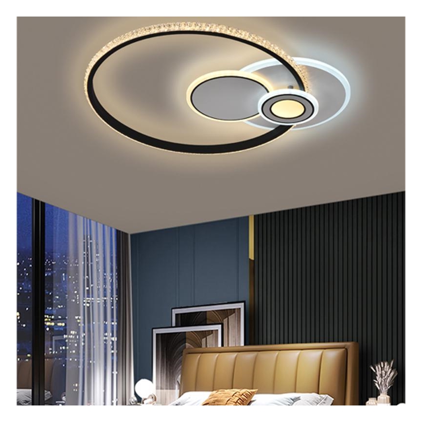 Lámpara de araña LED regulable LED/80W/230V 3000-6500K + mando a distancia