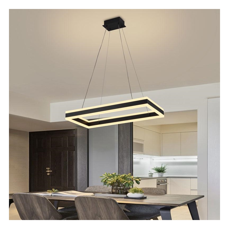 Lámpara de araña LED regulable LED/80W/230V 3000-6500K + mando a distancia