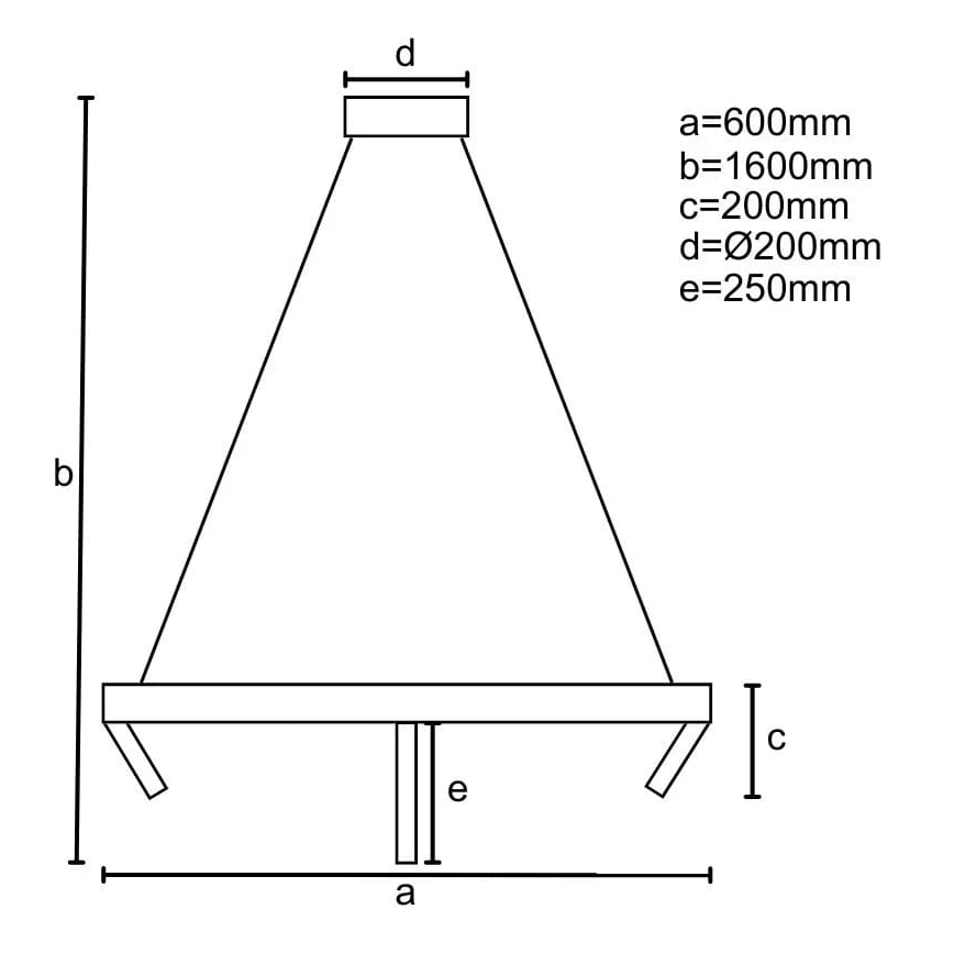 Lámpara de araña LED regulable LED/85W/230V 3000-6500K + control remoto