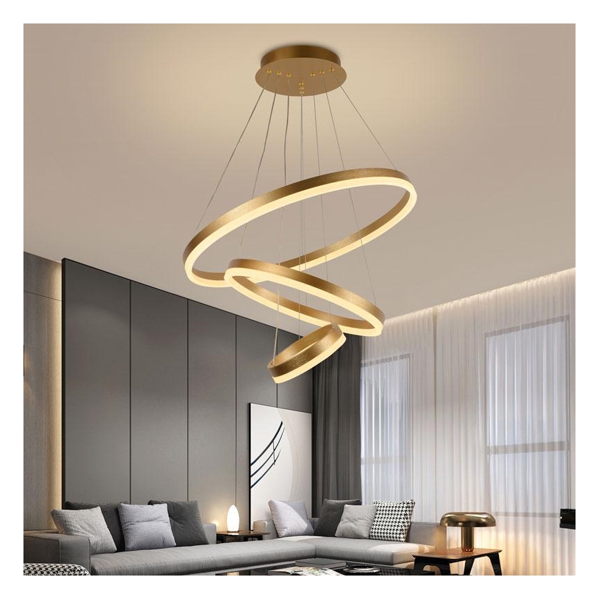 Lámpara de araña LED regulable LED/85W/230V 3000-6500K + mando a distancia