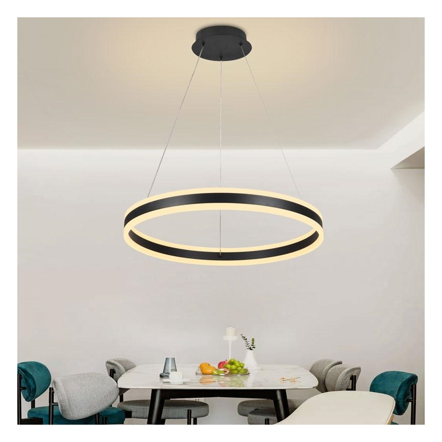 Lámpara de araña LED regulable LED/85W/230V 3000-6500K + mando a distancia