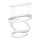 Lámpara de araña LED regulable LED/86W/230V 3000K blanco