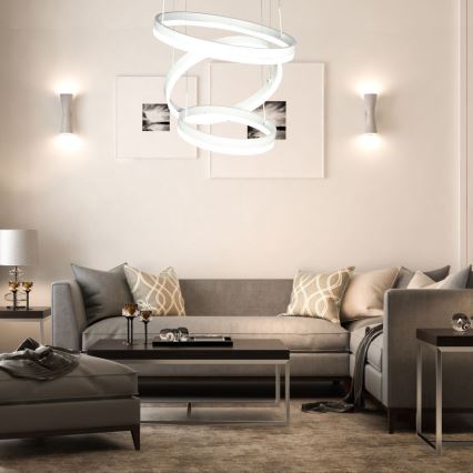 Lámpara de araña LED regulable LED/86W/230V 3000K blanco