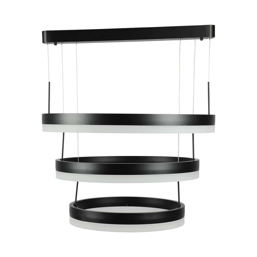 Lámpara de araña LED regulable LED/86W/230V 3000K negro