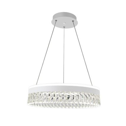 Lámpara de araña de cristal LED regulable en una cadena LED/90W/230V 3000-6500K blanco + control remoto