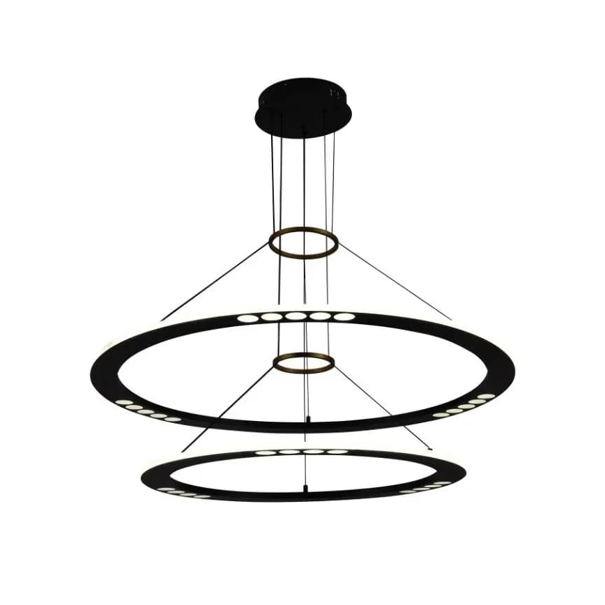 Lámpara de araña LED regulable LED/90W/230V 3000-6500K + control remoto