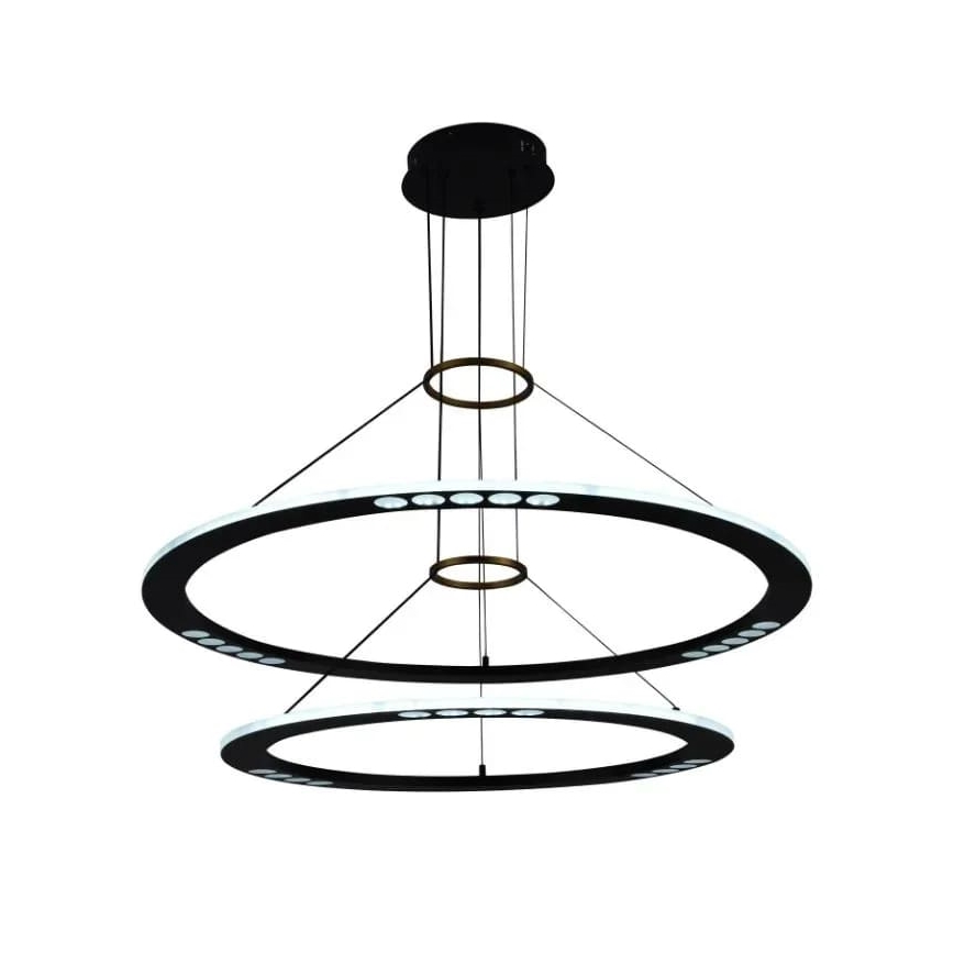 Lámpara de araña LED regulable LED/90W/230V 3000-6500K + control remoto