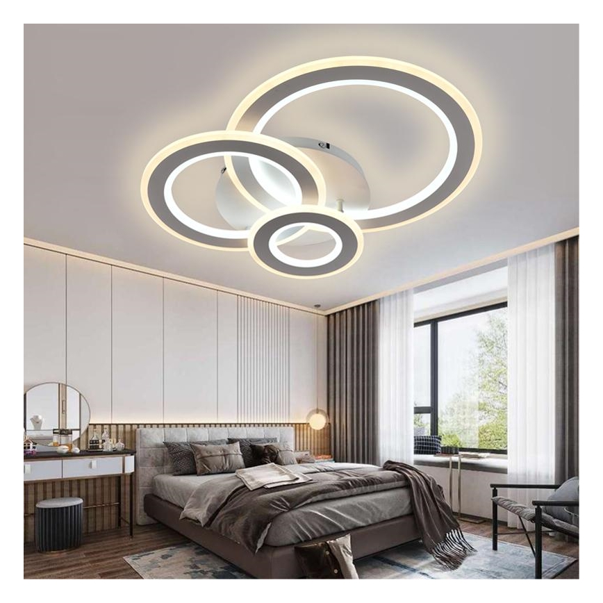 Lámpara de araña LED regulable LED/90W/230V 3000-6500K + mando a distancia