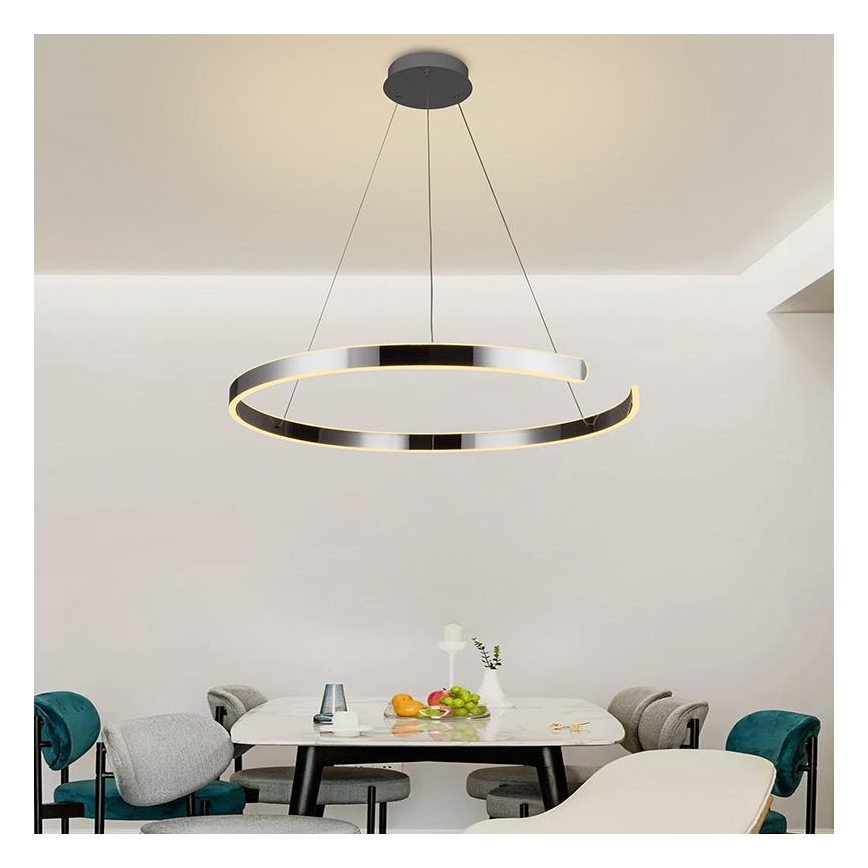Lámpara de araña LED regulable por cable LED/100W/230V 3000-6500K + mando a distancia
