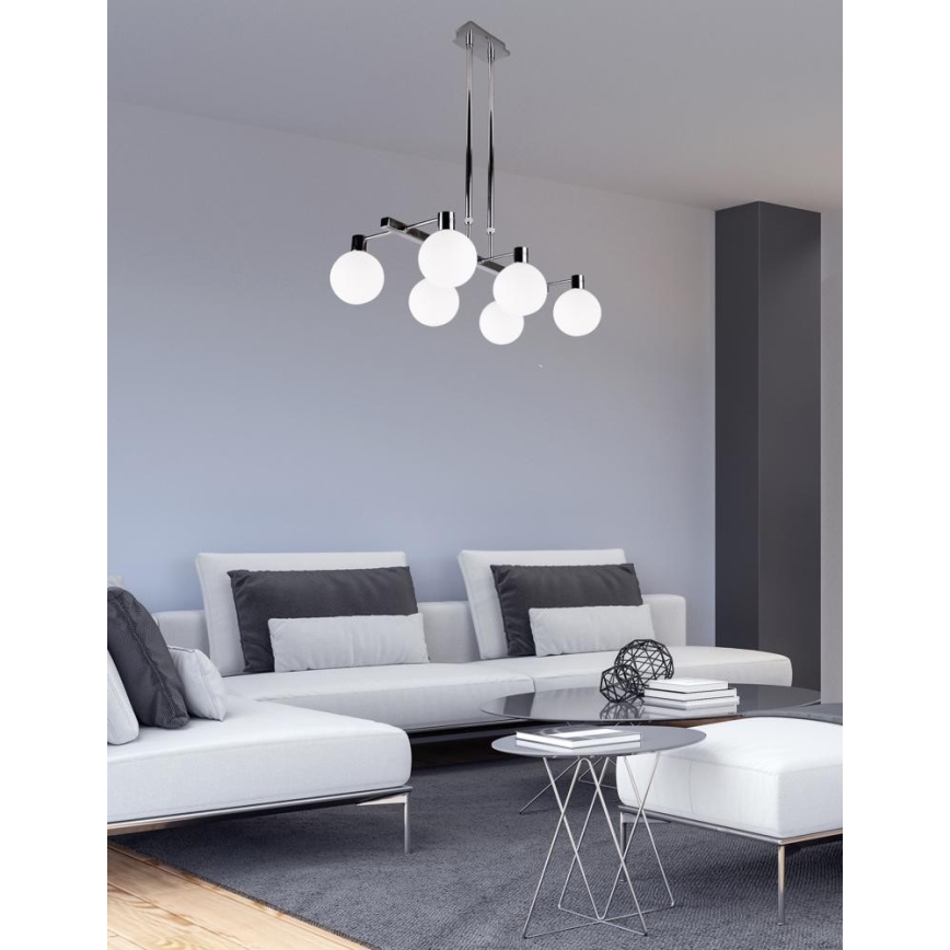 Lámpara de araña MALDUS 6xG9/40W/230V
