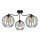 Lámpara de araña MERCURE 3xE27/15W/230V negro