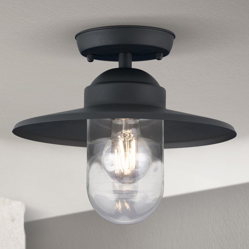 Lámpara de araña para exteriores EDWARD 1xE27/60W/230V IP44 negro