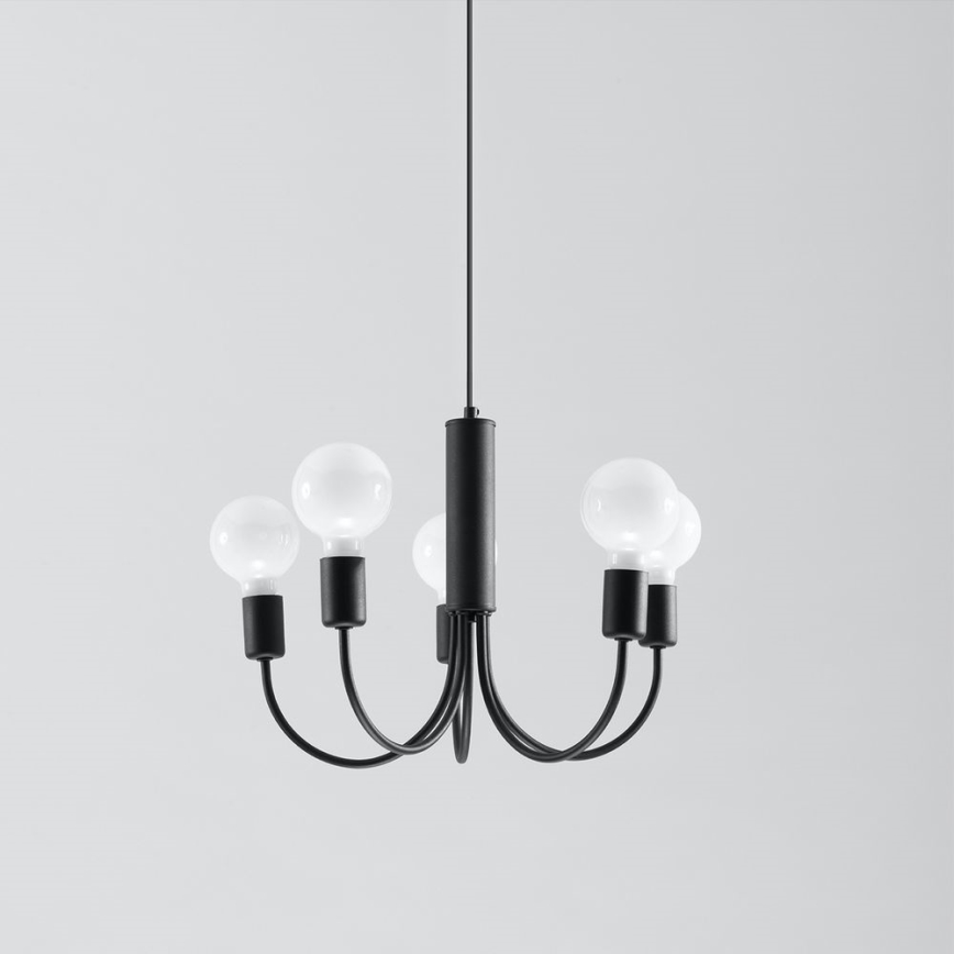 Lámpara de araña PICCOLO 5xE27/60W/230V