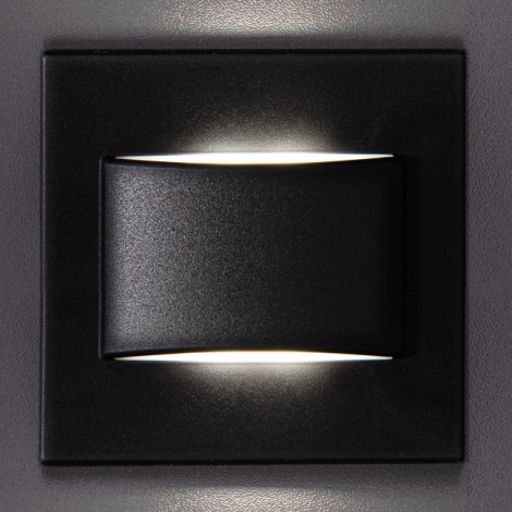 Lámpara de escalera LED ERINUS LED/1,5W/12V 3000K negro