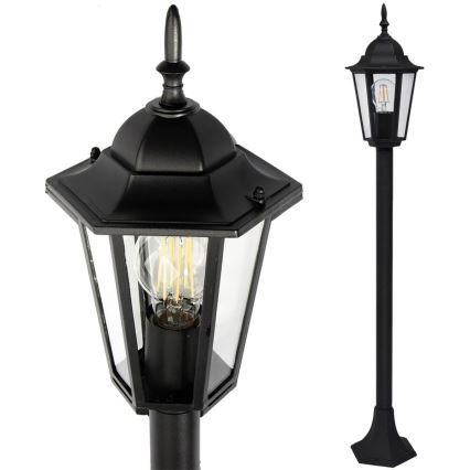 Lámpara de exterior 1xE27/20W/230V IP43 96,5 cm negro