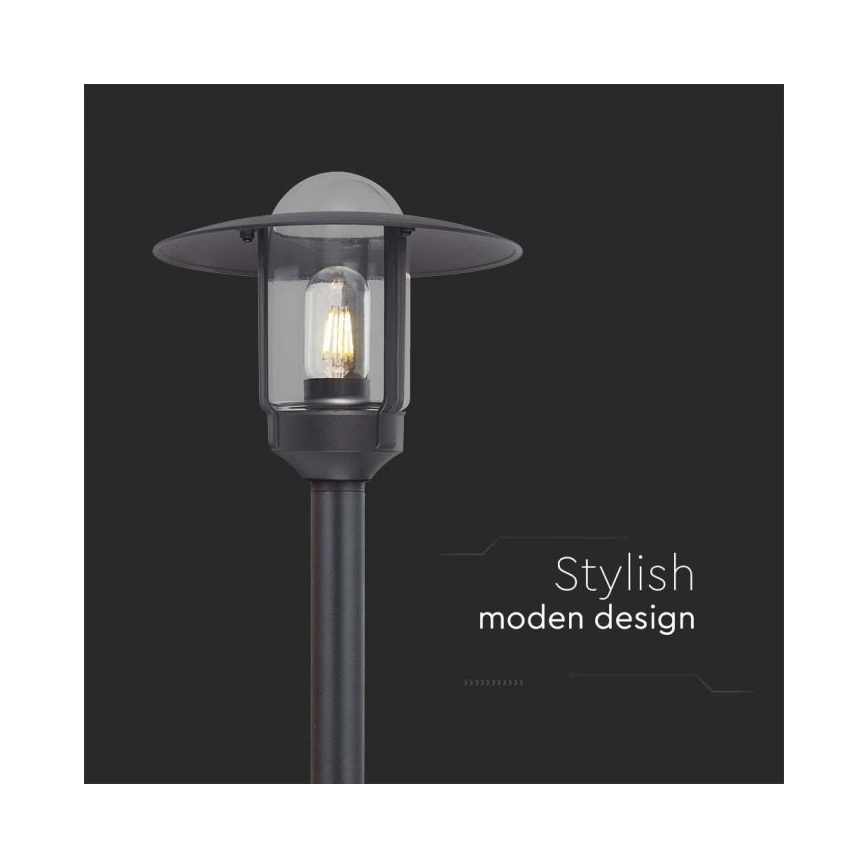 Lámpara de exterior 1xE27/60W/230V IP44 negro