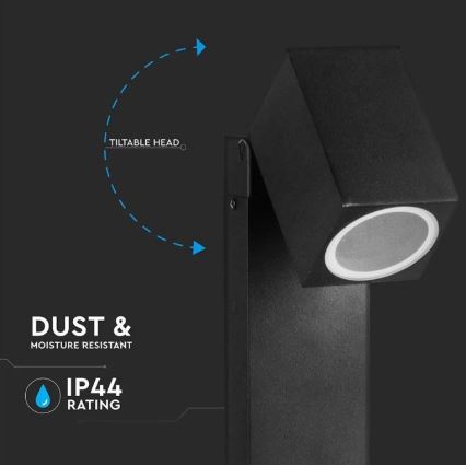 Lámpara de exterior 1xGU10/35W/230V IP44