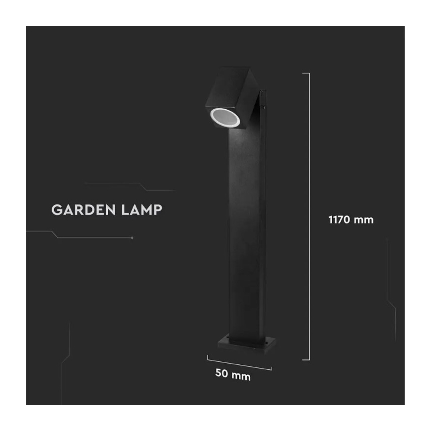 Lámpara de exterior 1xGU10/35W/230V IP44