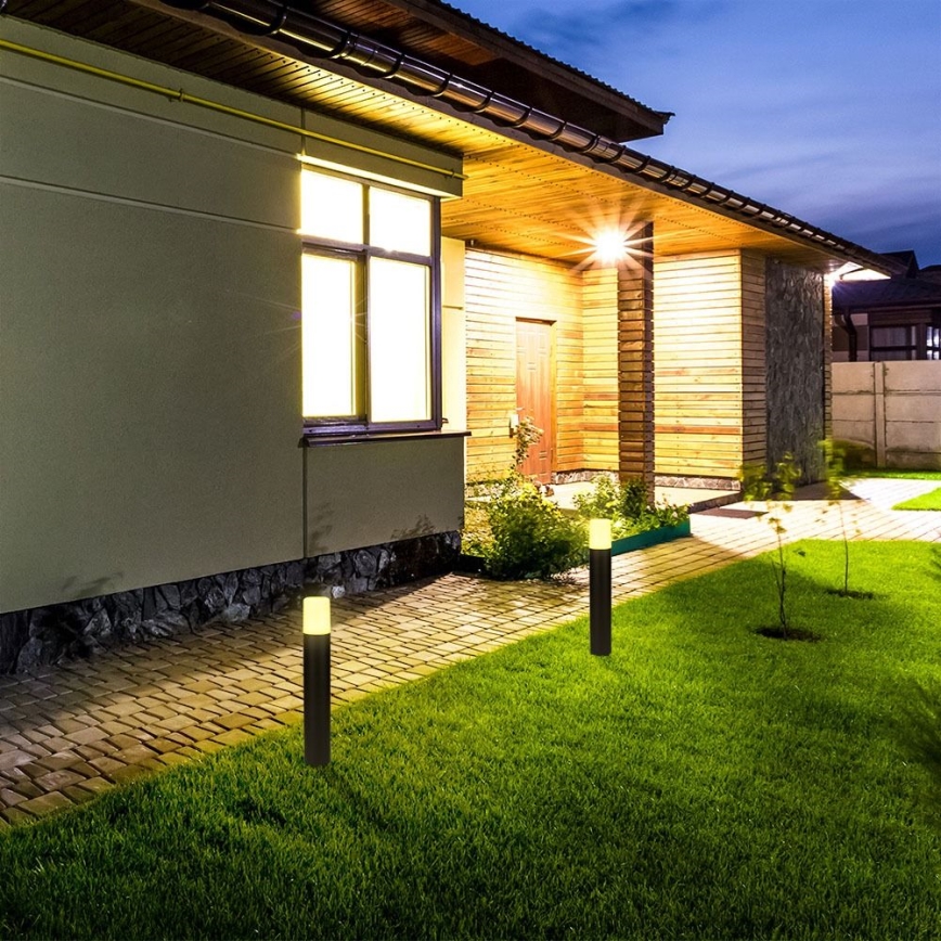 Lámpara de exterior 1xGU10/35W/230V IP54 50 cm negro