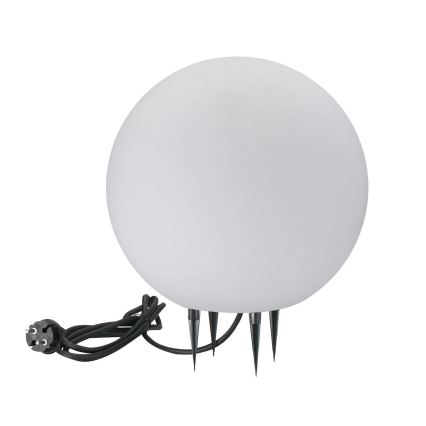 Lámpara de exterior ARGENTO 1xE27/15W/230V diá. 30 cm IP65 blanco
