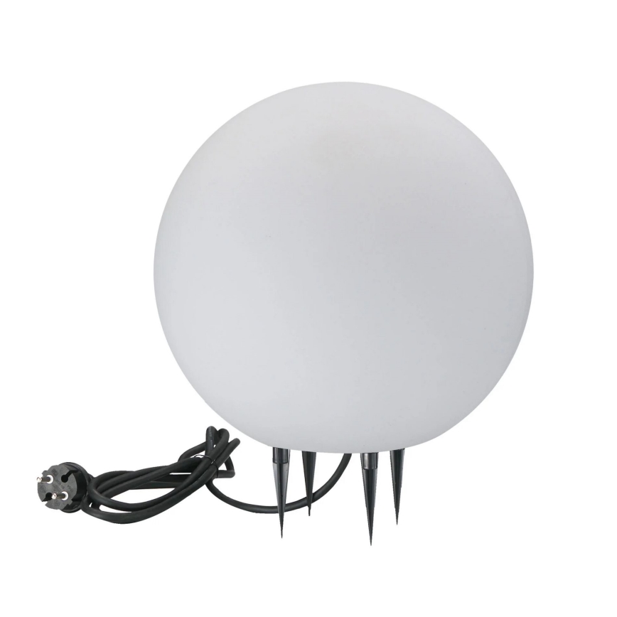Lámpara de exterior ARGENTO 1xE27/15W/230V diá. 30 cm IP65 blanco