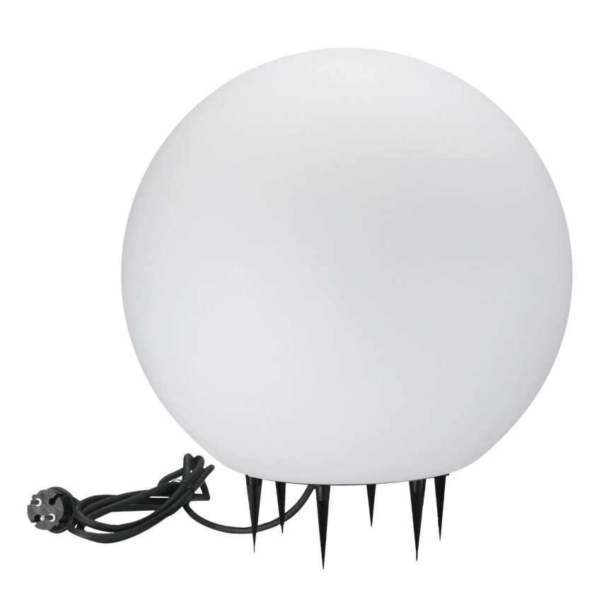 Lámpara de exterior ARGENTO 1xE27/15W/230V diá. 40 cm IP65 blanco