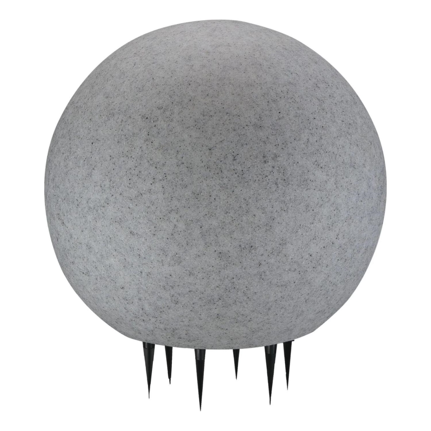 Lámpara de exterior ARGENTO 1xE27/15W/230V diá. 40 cm IP65 gris