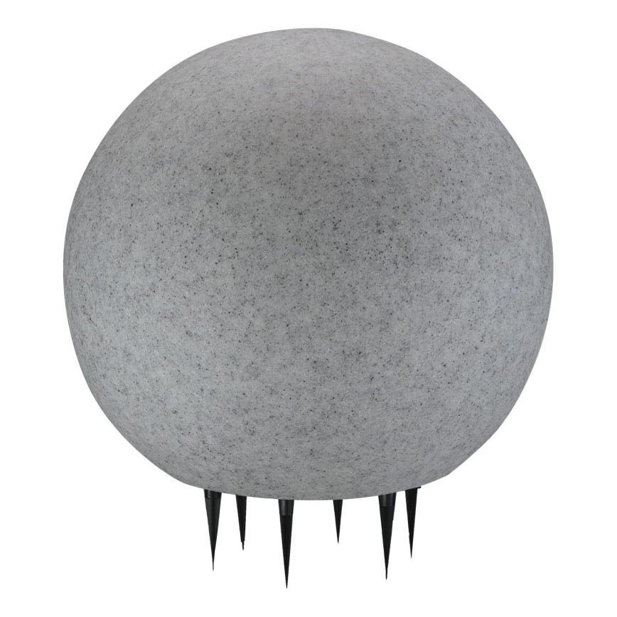 Lámpara de exterior ARGENTO 1xE27/15W/230V diá. 50 cm IP65 gris