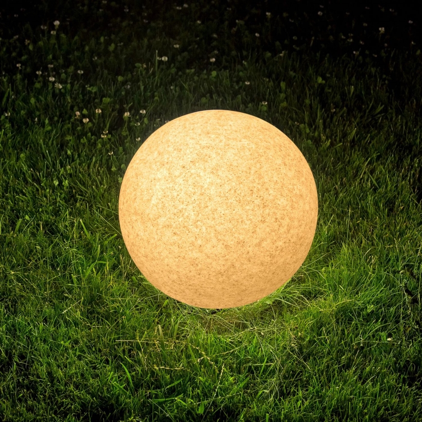 Lámpara de exterior ARGENTO 1xE27/15W/230V diá. 50 cm IP65 gris