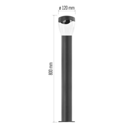 Lámpara de exterior ARTEO 1xE27/15W/230V IP44 80 cm