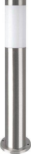 Lámpara de exterior BROOKLYN 1xE27/60W/230V 45 cm IP44 cromo mate
