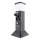 Lámpara de exterior con 2 enchufes 1xE14/15W/230V IP44 negro