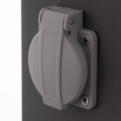 Lámpara de exterior con enchufe GARD 1xE14/60W/230V IP44