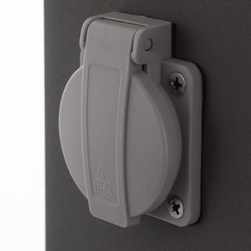Lámpara de exterior con enchufe GARD 1xE14/60W/230V IP44