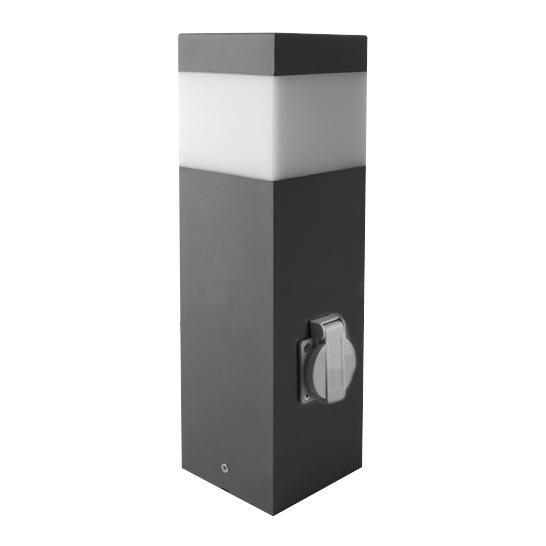 Lámpara de exterior con enchufe GARD 1xE14/60W/230V SCHUKO IP44